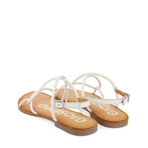 SANDALIAS EN COLOR OFF-WHITE CON TIRAS FINAS PARA MUJER GUIRA
