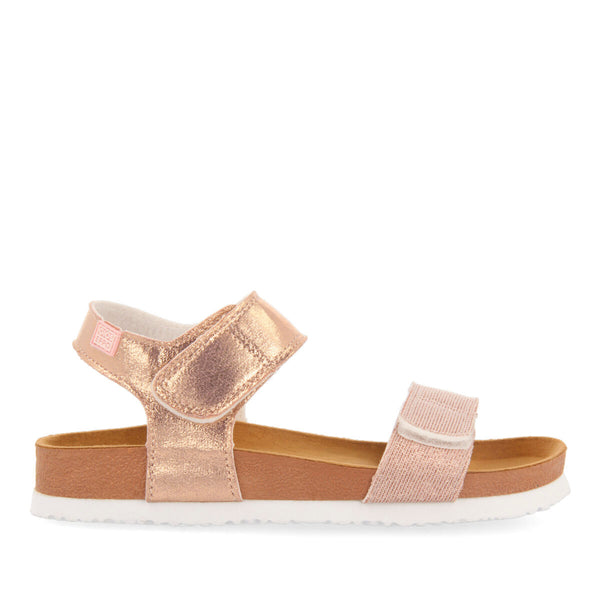 BIO FLIP FLOPS IN PINK AND COPPER COLOR FOR GIRL ARANSAS