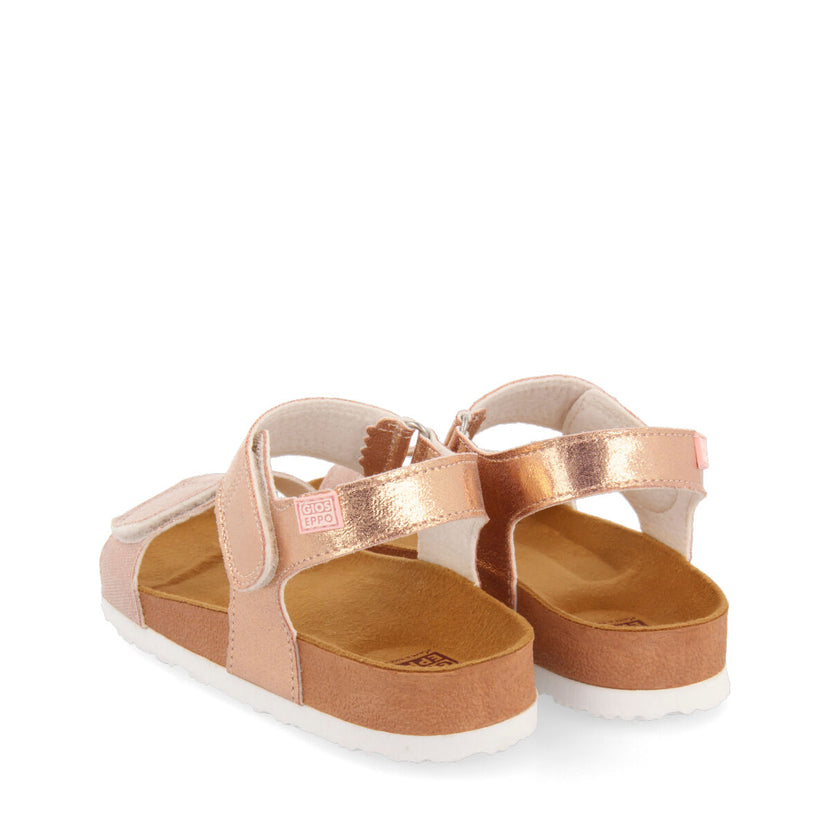 BIO FLIP FLOPS IN PINK AND COPPER COLOR FOR GIRLS ARANSAS