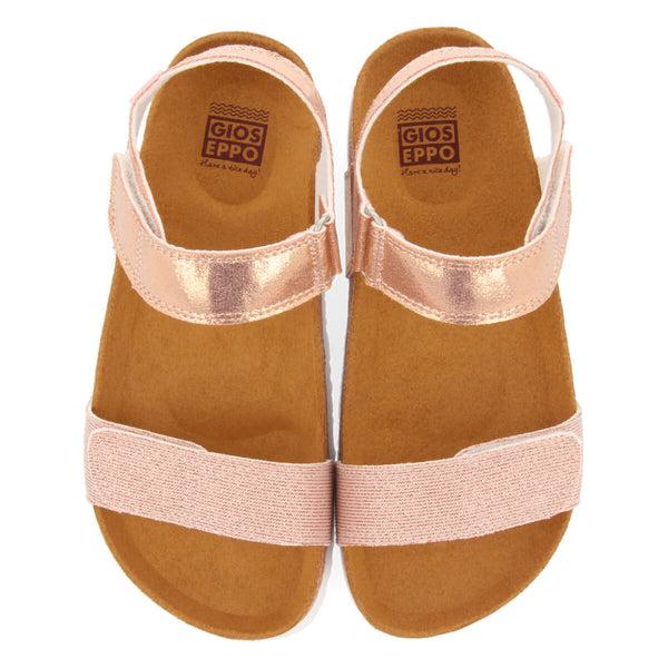 BIO FLIP FLOPS IN PINK AND COPPER COLOR FOR GIRLS ARANSAS