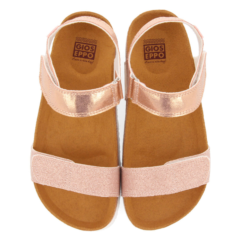 BIO FLIP FLOPS IN PINK AND COPPER COLOR FOR GIRLS ARANSAS