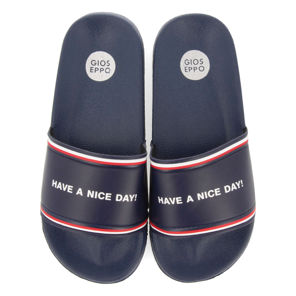 SANDALI DA SPIAGGIA BLU CON SCRITTA DA BAMBINO ANGICO