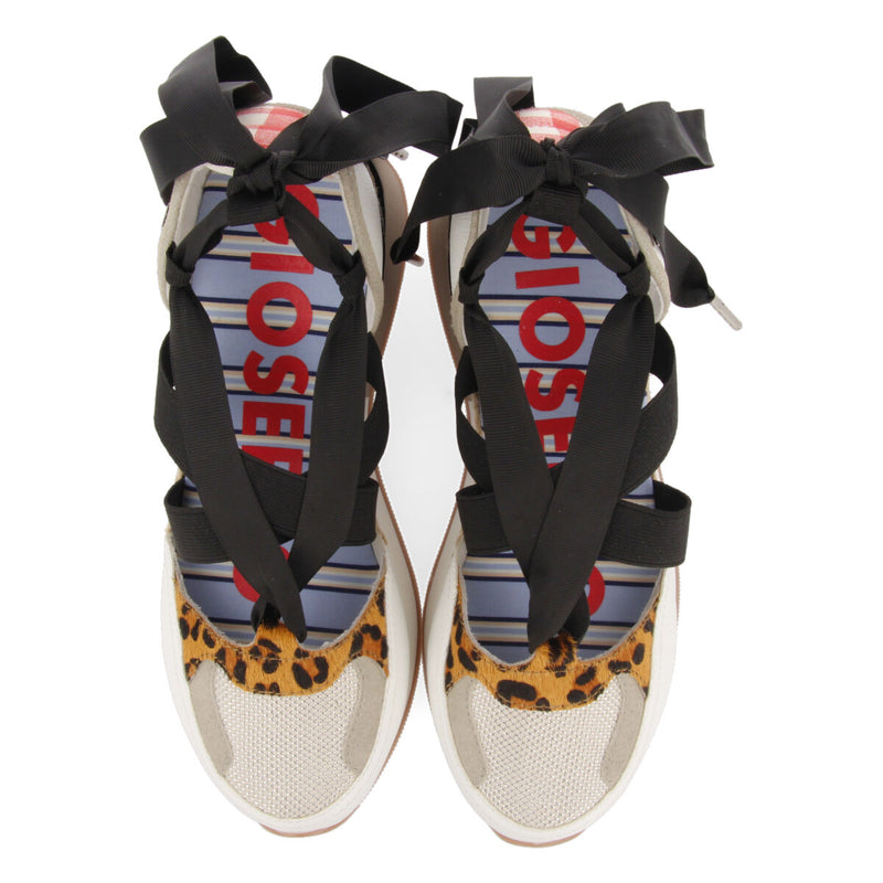 WHITE ESPADRILLES SNEAKERS FOR WOMEN ESCAZU