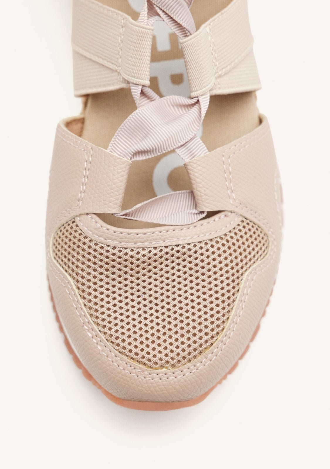 SNEAKERS BEIGE TIPO ESPADRILLE PARA MUJER LIZARDA