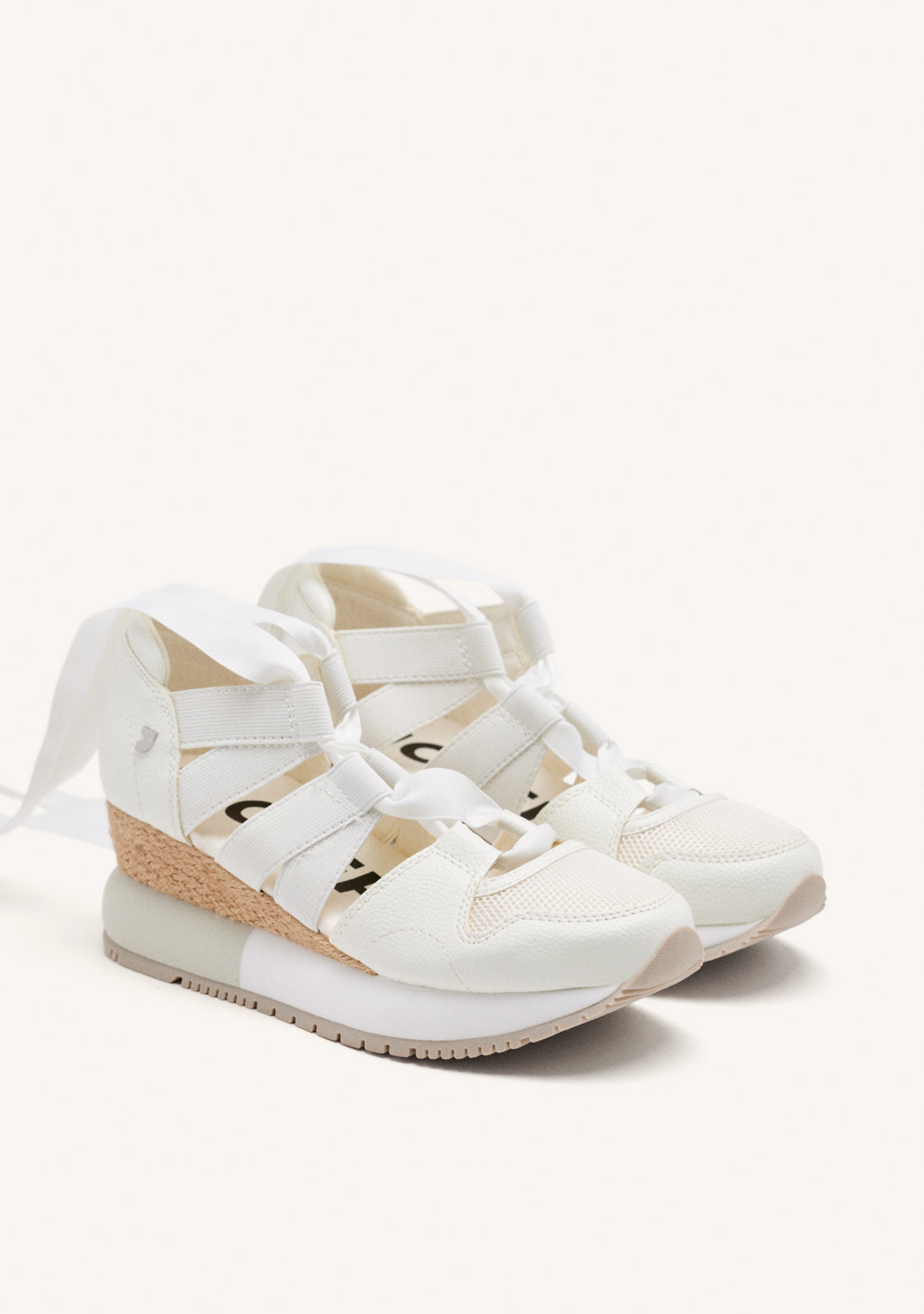 SNEAKERS BLANCAS TIPO ESPADRILLE PARA MUJER LIZARDA