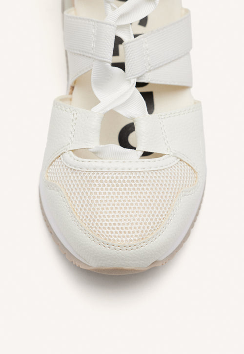 SNEAKERS BLANCAS TIPO ESPADRILLE PARA MUJER LIZARDA
