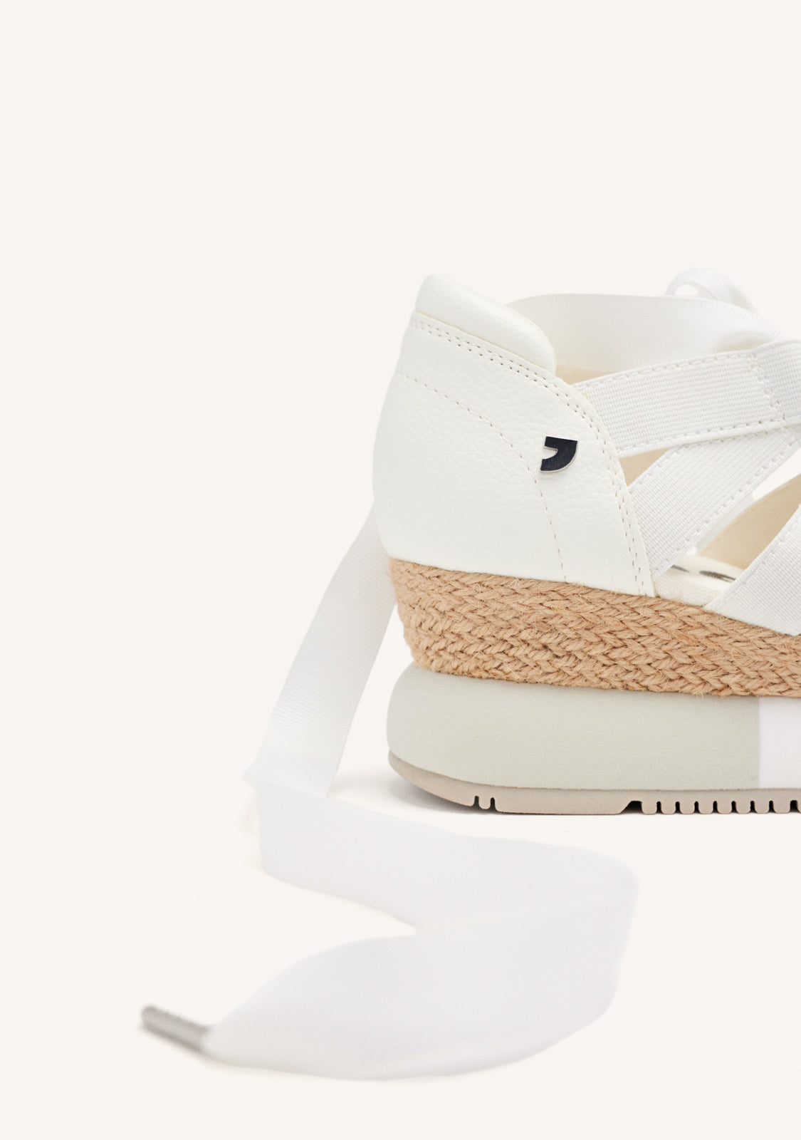SNEAKERS BLANCAS TIPO ESPADRILLE PARA MUJER LIZARDA