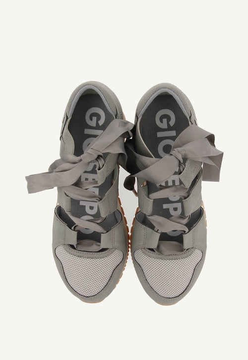SNEAKERS GRIS CENIZA TIPO ESPADRILLE PARA MUJER LIZARDA