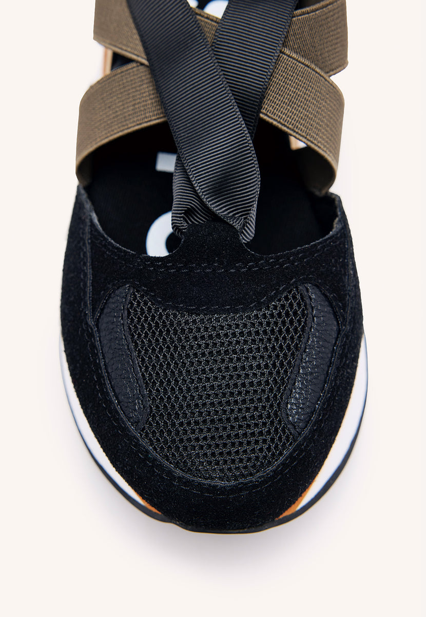 SNEAKERS NERE TIPO ESPADRILLAS DA DONNA SETTALA 