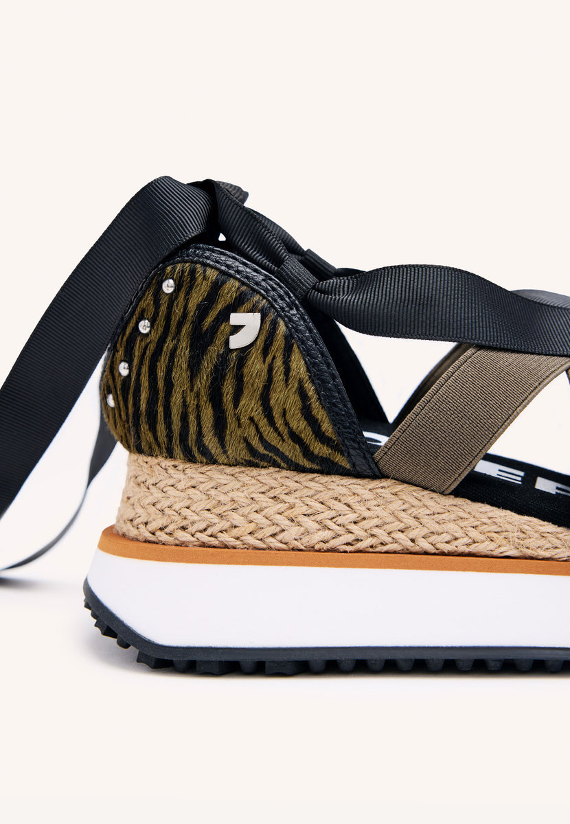 SNEAKERS NERE TIPO ESPADRILLAS DA DONNA SETTALA 