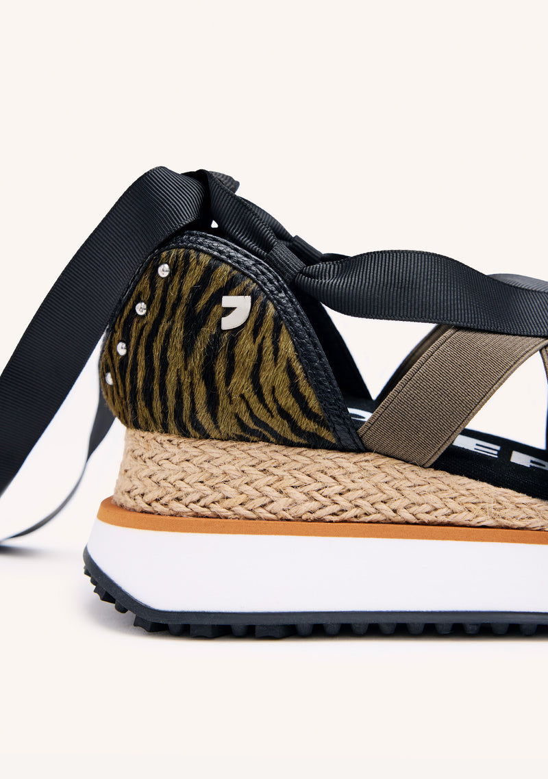SNEAKERS NERE TIPO ESPADRILLAS DA DONNA SETTALA 