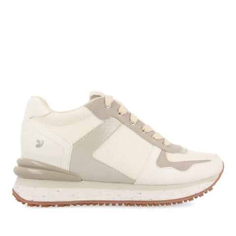 SNEAKERS BLANCAS DE CUÑA INTERNA PARA MUJER BARLASSINA