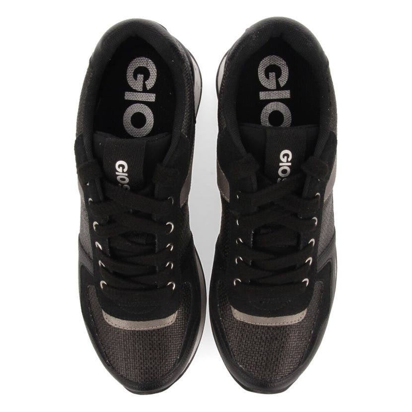 SNEAKERS NEGRAS DE CUÑA INTERNA PARA MUJER BARLASSINA