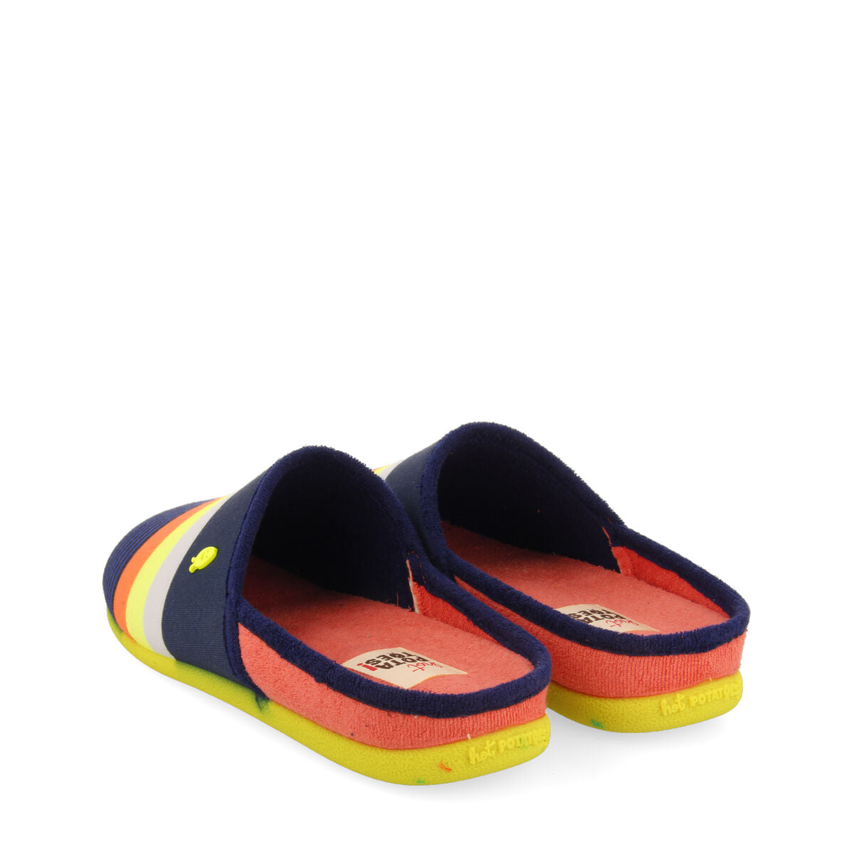 MUTICOLORED HOT POTATOES SLIPPERS MOLVE