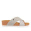 FLIP-FLOPS WITH SILVER STRIPS FOR WOMAN QORMI
