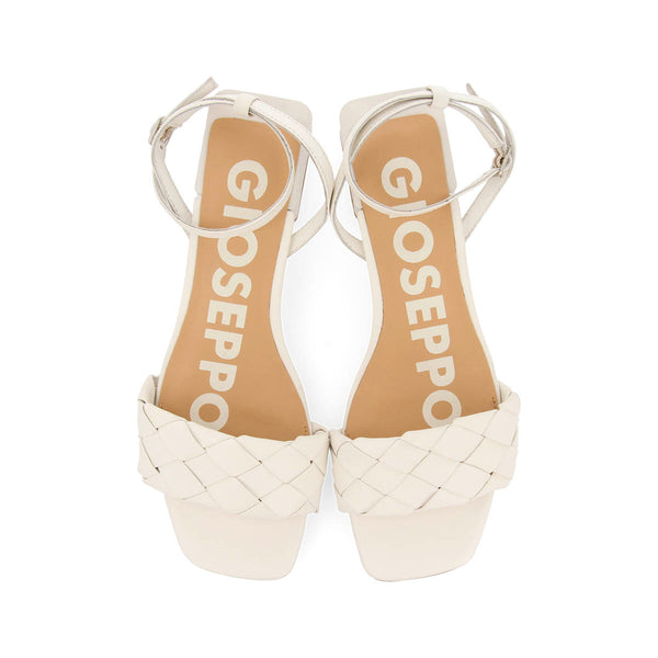 OFF WHITE SANDALS WITH BRAIDED DETAIL FOR WOMAN CRAIBAS