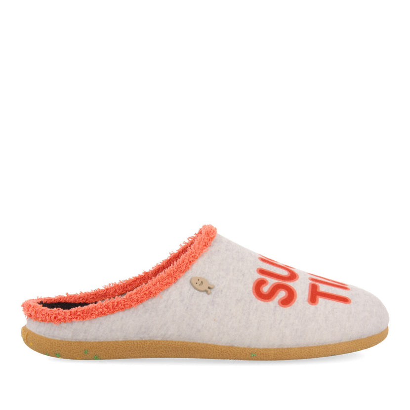 HOT POTATOES GREY REGGELLO SLIPPERS