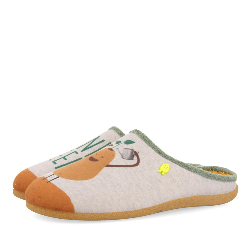 GREY HOT POTATOES SLIPPERS MONETTA