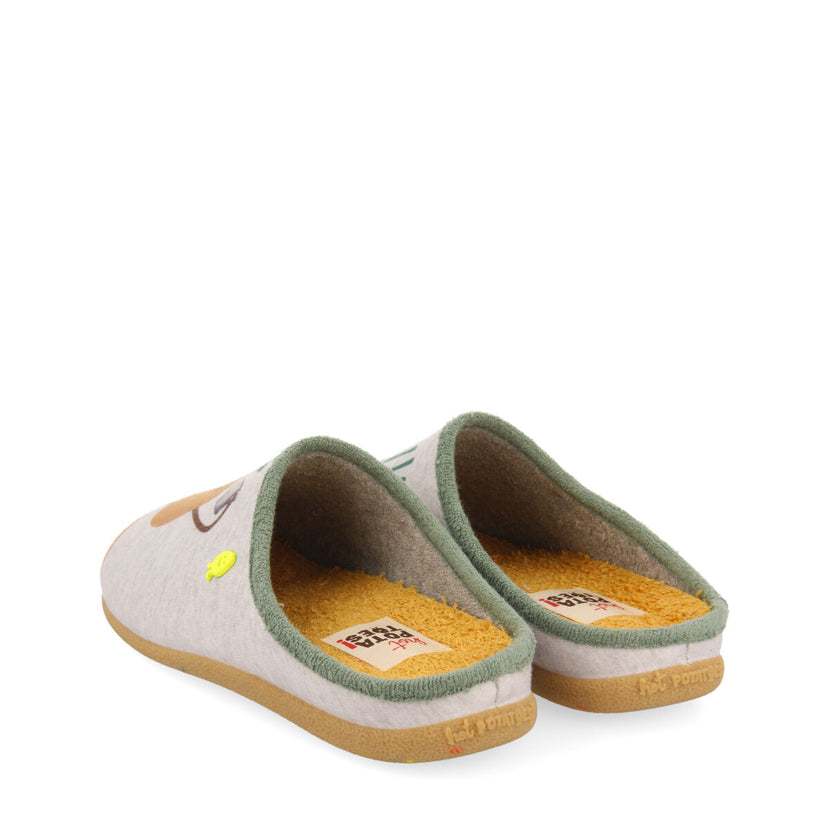 HOT POTATOES Navan, pantoffels voor kinderen, Grijs, 36 EU HOT POTATOES Navan, pantoffels voor kinderen, Grijs, 36 EU