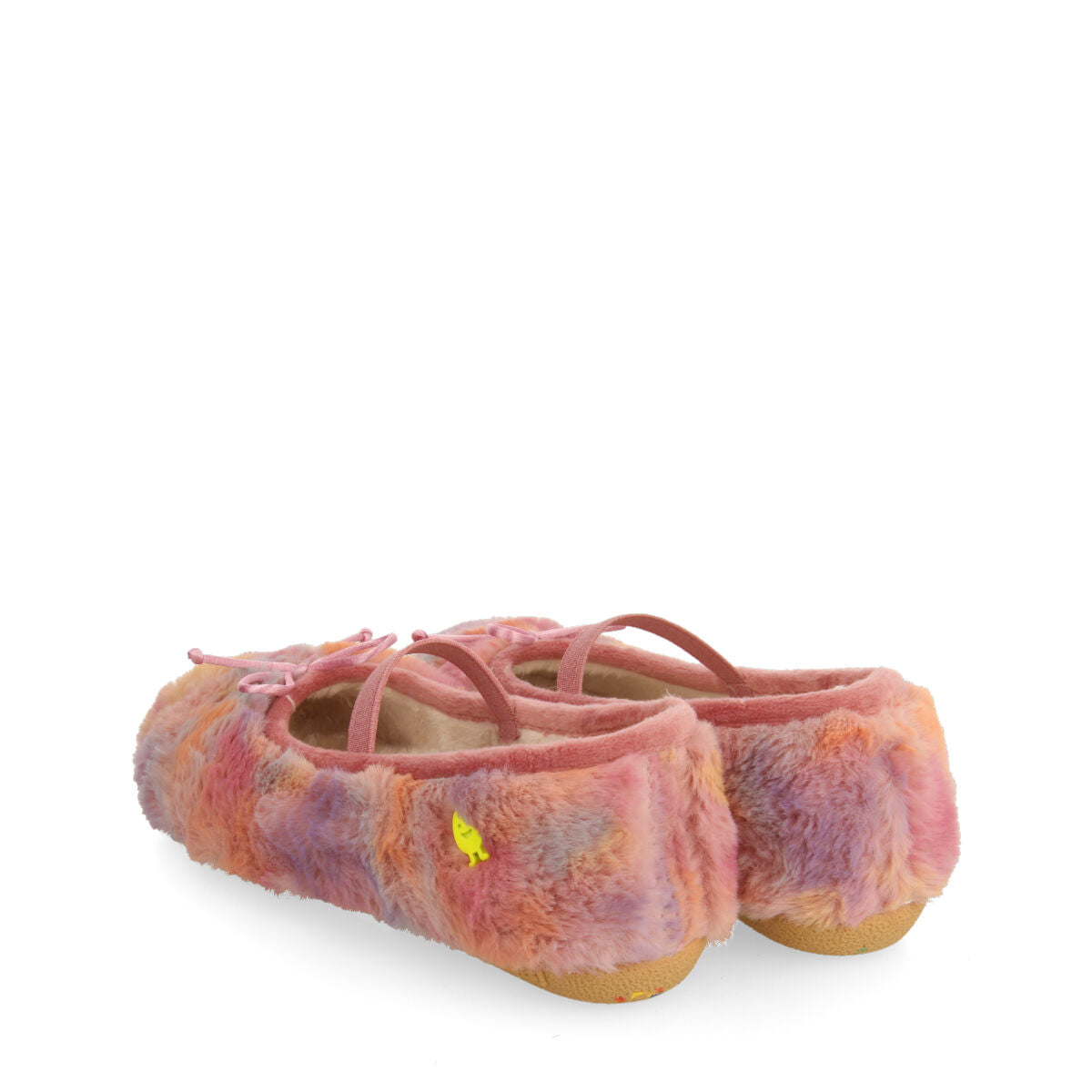 Risca multicoloured ballet flat-style children's slippers from the hot potatoes collection