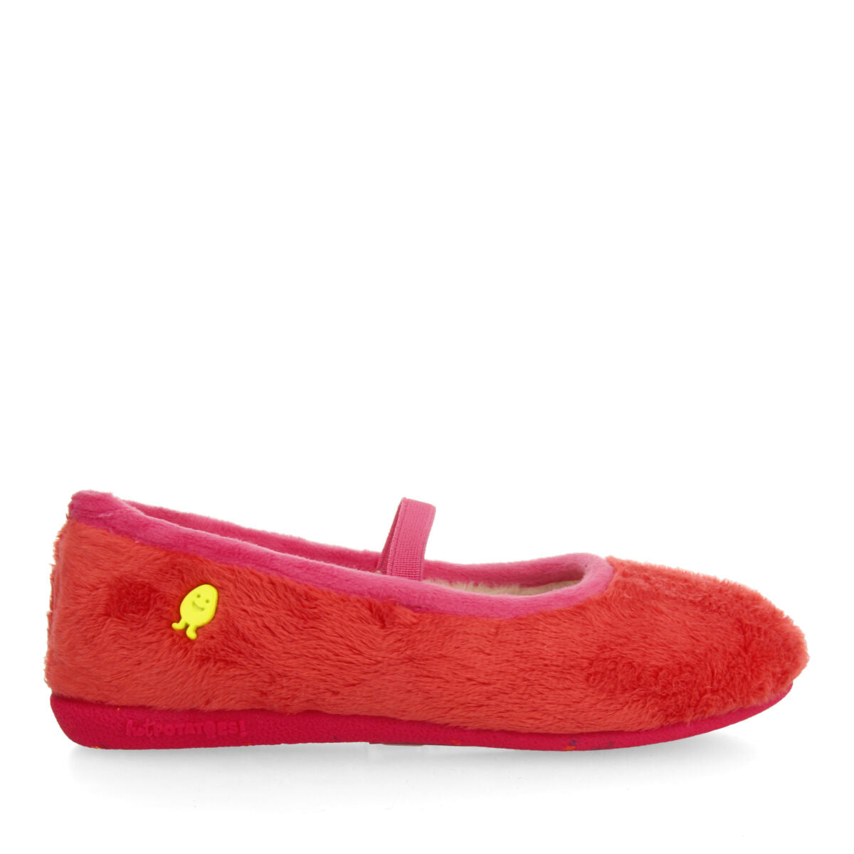 Risca coral ballet flat-style children's slippers from the hot potatoes collection