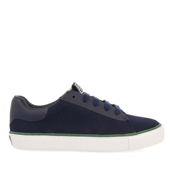 Perondi boys navy blue lace up sneakers