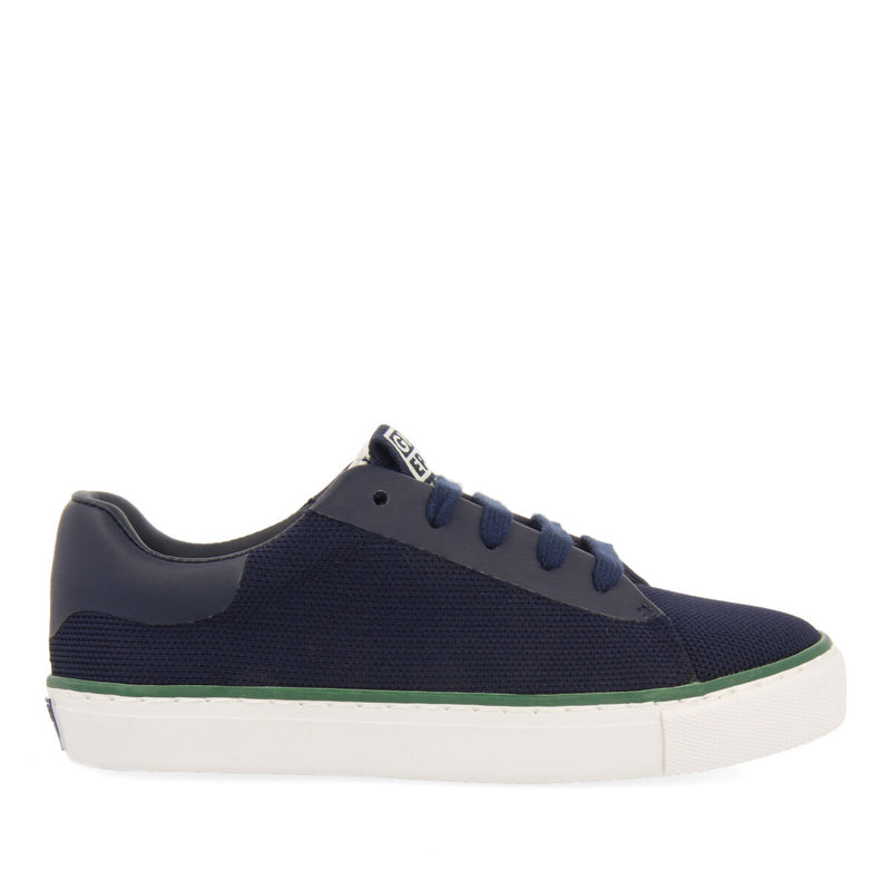 Perondi boys navy blue lace up sneakers
