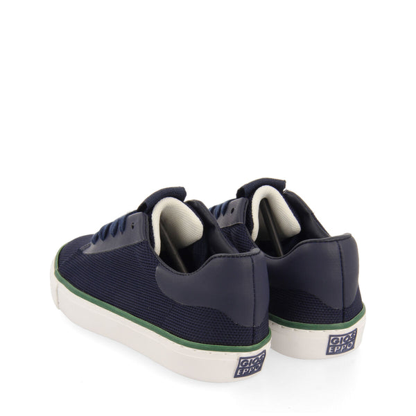 Perondi boys navy blue lace up sneakers