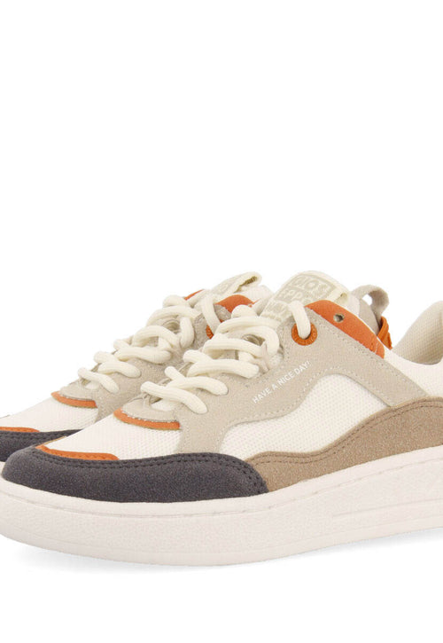 Lepaud boys off white sneakers with thick soles