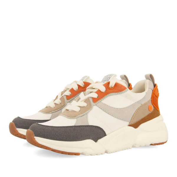 Sneakers off-white con suela alta para niño resende