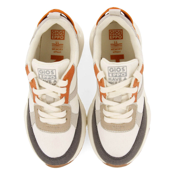 Sneakers off-white con suela alta para niño resende