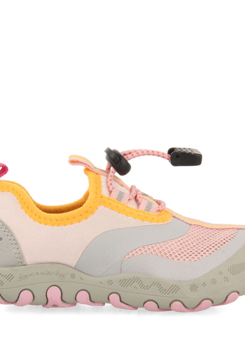 Sandalias deportivas rosas tipo californiana para niña verquin