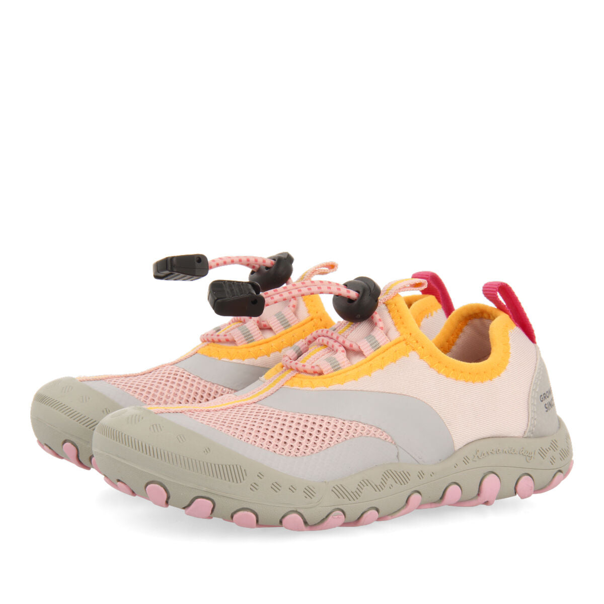 Sandalias deportivas rosas tipo californiana para niña verquin