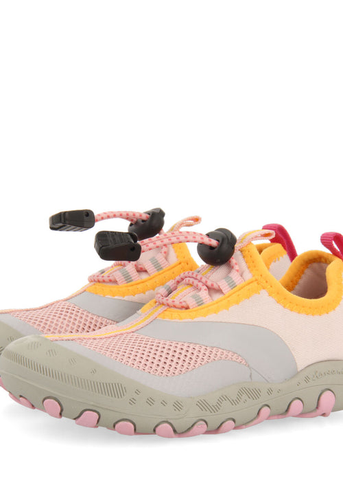 Sandalias deportivas rosas tipo californiana para niña verquin