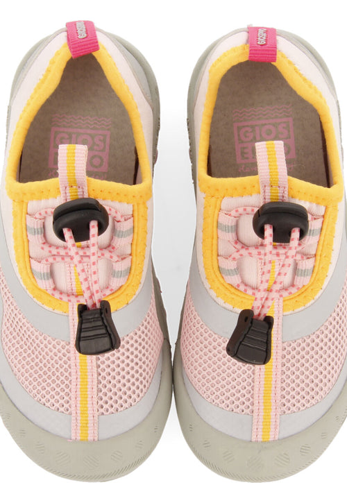 Sandalias deportivas rosas tipo californiana para niña verquin