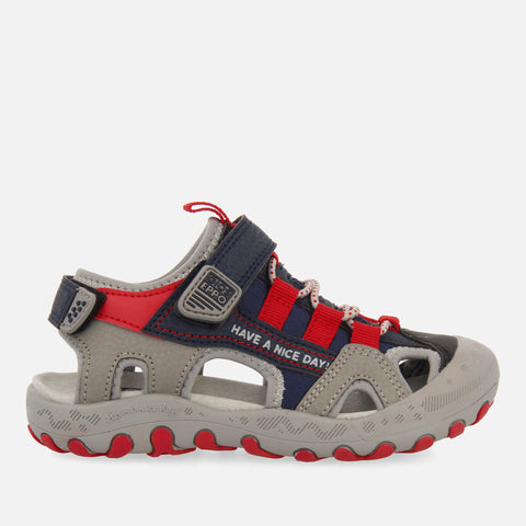 PARLY BOYS GREY SPORTS SANDALS