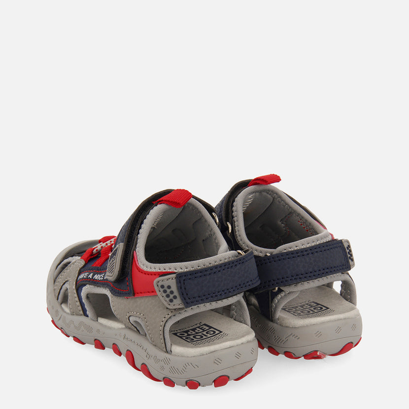 Parly boys grey sports sandals