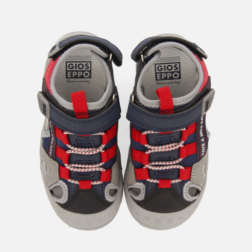 Parly boys grey sports sandals