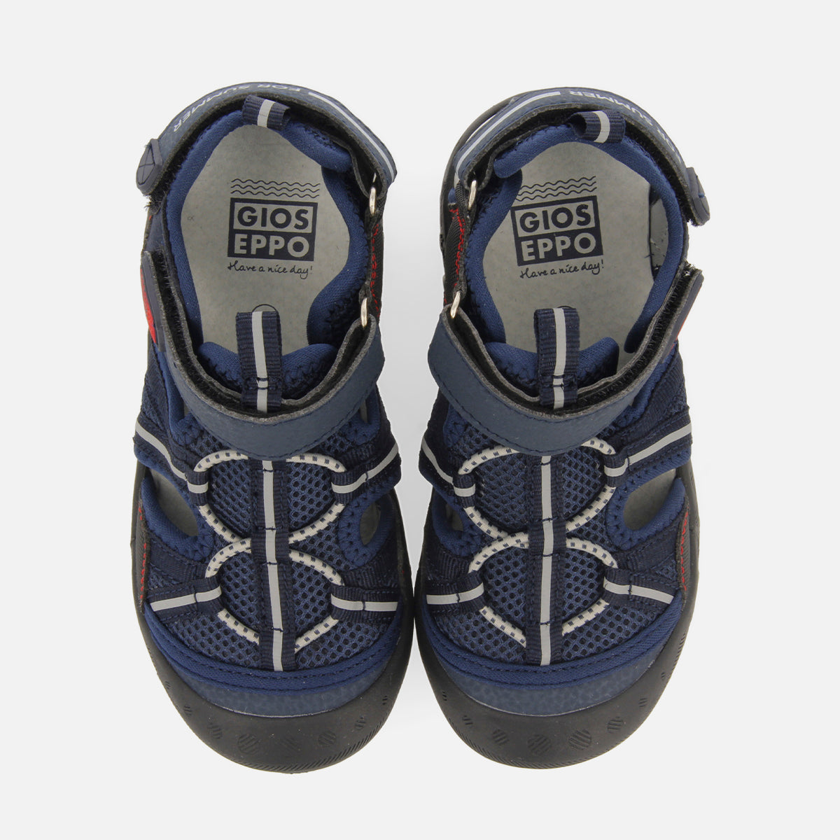 Sandali blu navy tipo californiana da bambino emance