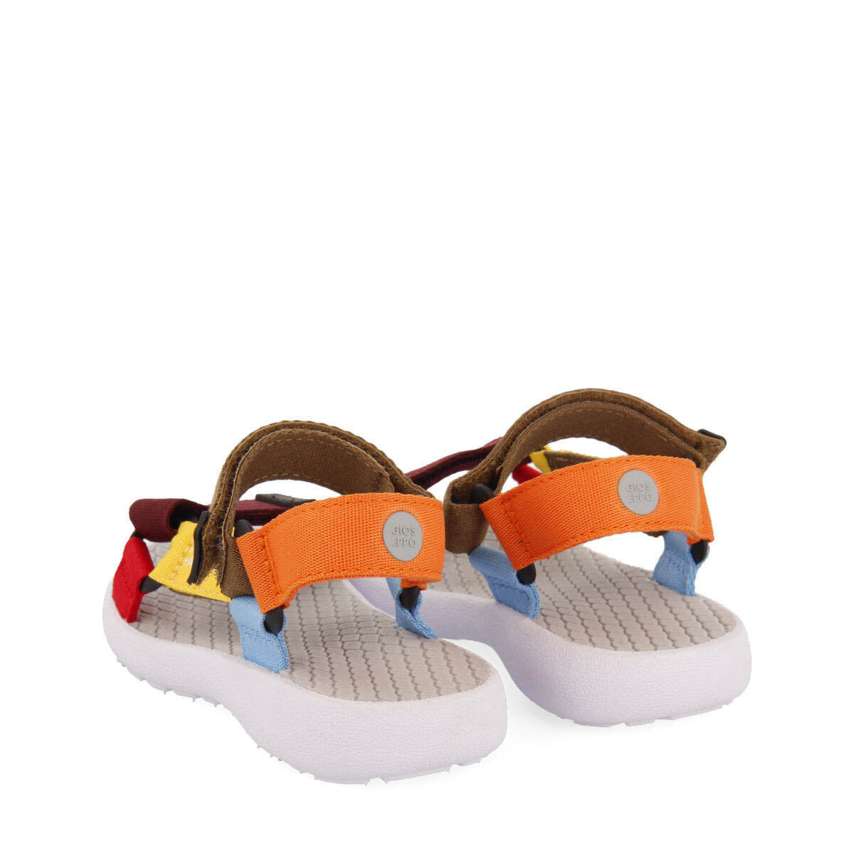 Bermot girls multicoloured sandals with sporty soles