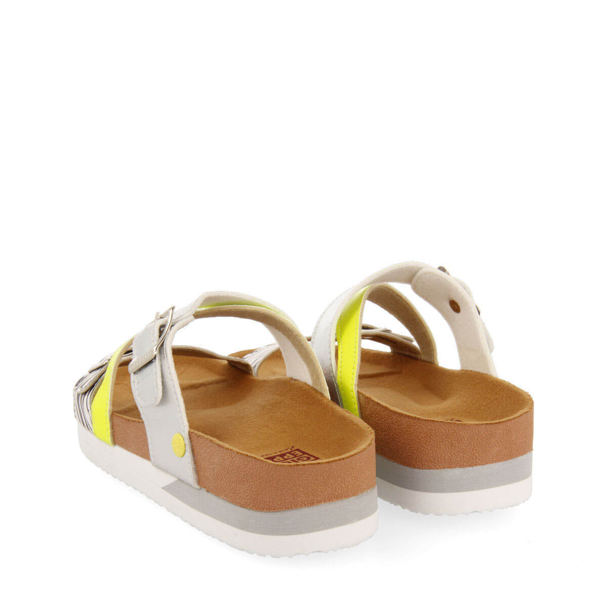 Onca girls multicoloured sandals with animalrint