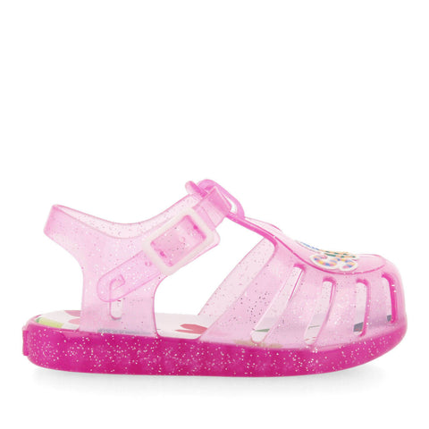 PREHY BABIES FUCHSIA SUNNY JELLY SANDALS