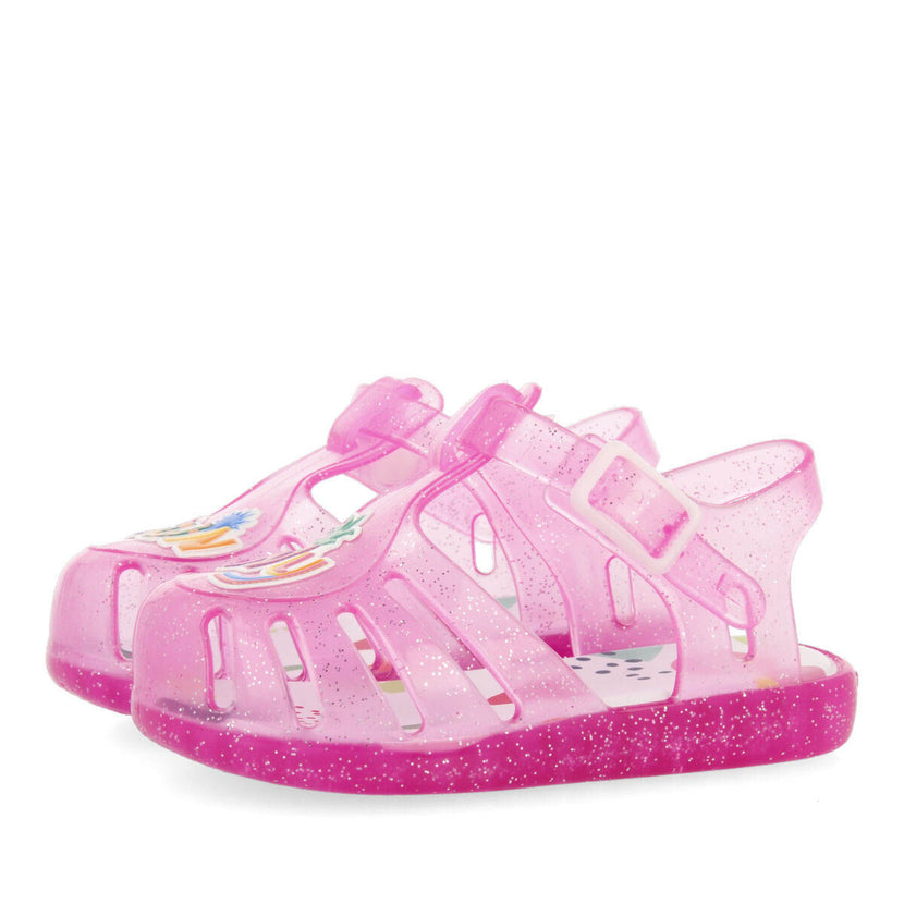 Prehy babies fuchsia sunny jelly sandals
