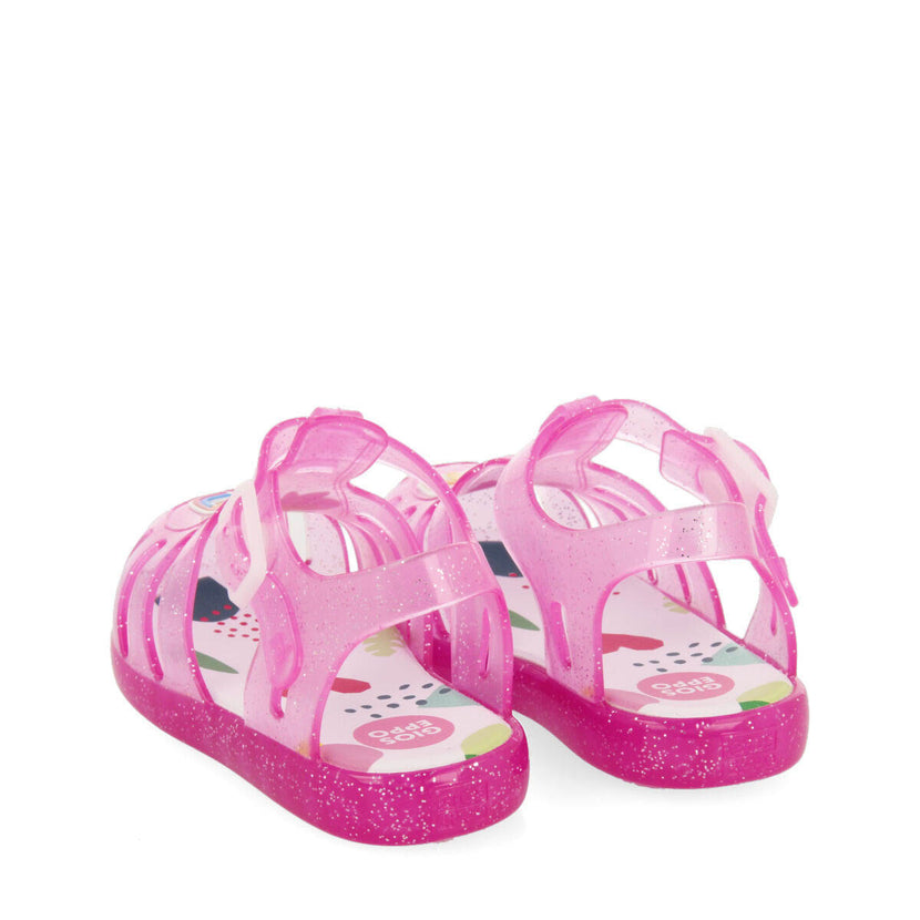 Prehy babies fuchsia sunny jelly sandals