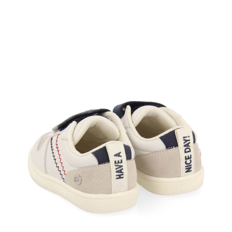 Campoi babies navy blue sneakers with adjustable fastenings