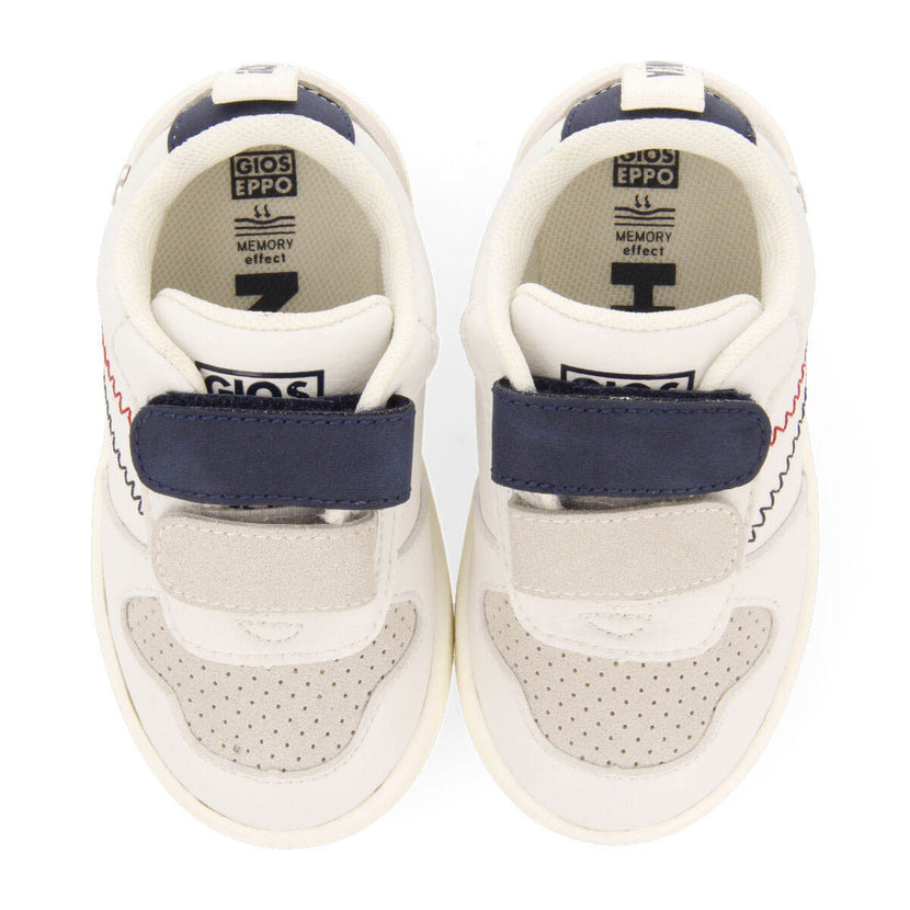 Campoi babies navy blue sneakers with adjustable fastenings