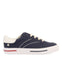 Sneakers bleu marine avec détails de couleur blanche pour enfant favaios