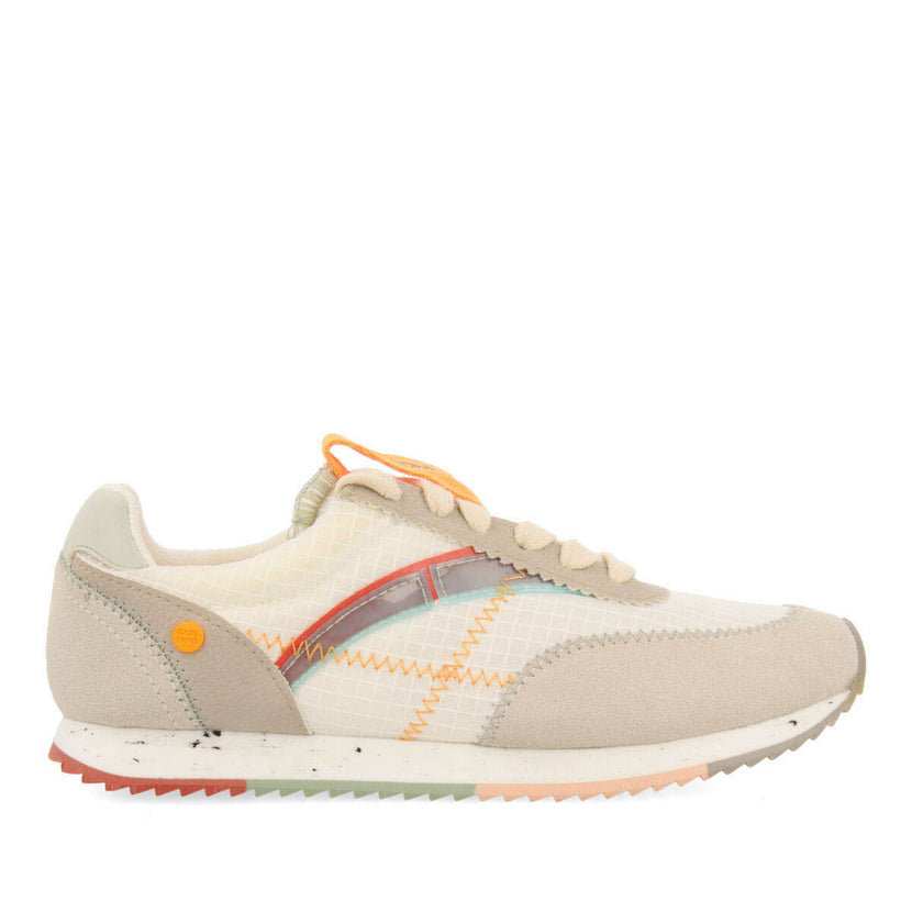 Sneakers blancas con texturas para mujer arbent 