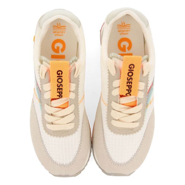 Sneakers blancas con texturas para mujer arbent 