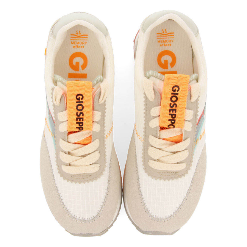 Sneakers blancas con texturas para mujer arbent 